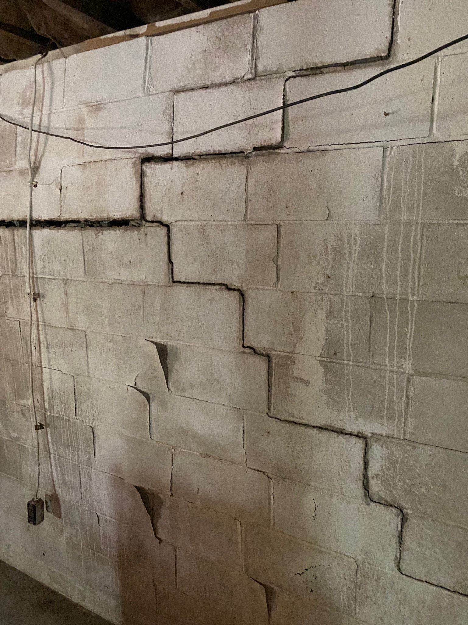 Foundation cracks